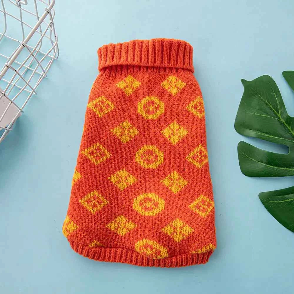 High-Neck Summer Sweater for Small to Medium Dogs