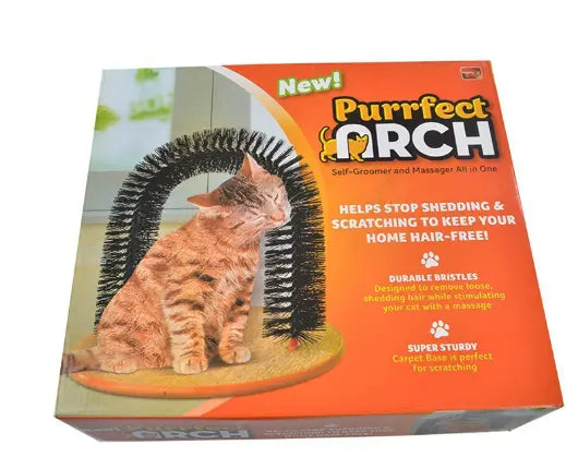 Grooming Cat Toy Arch Fluffy Friends