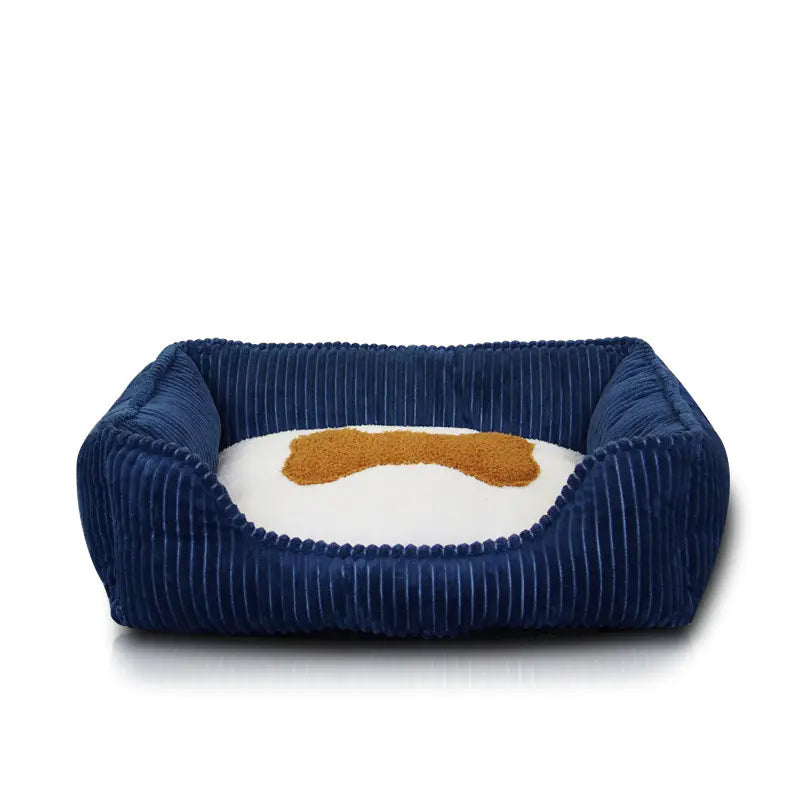 Washable Square Winter Pet Bed for Deep Sleep | Cozy Comfort
