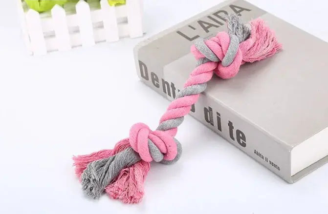 Large Cotton Knot Rope Dog Toy for Training (28cm) | Durable Chew Toy