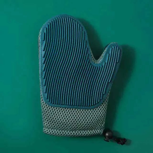 Silicone Pet Hair Removal Gloves - Effortless Grooming for Your Pets