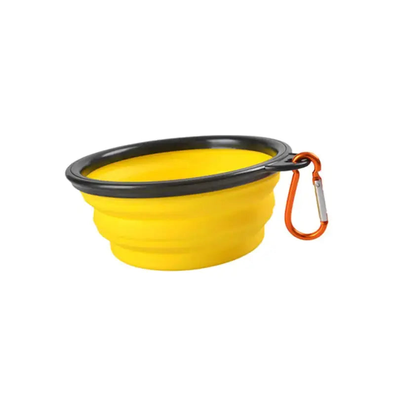 New Foldable Silicone Dog Pet Bowl | Portable Dog Dish
