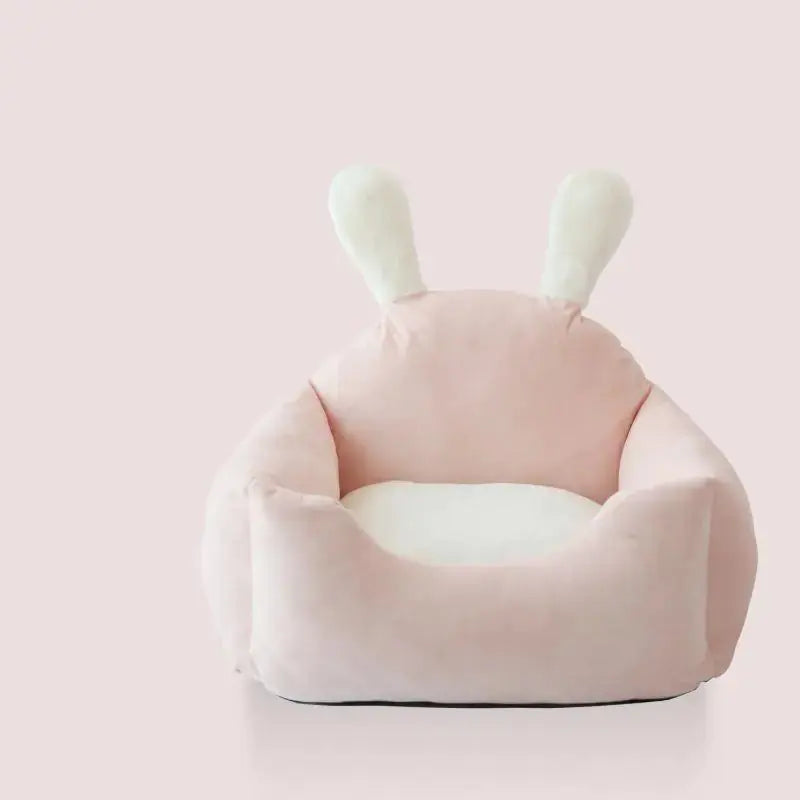 Universal Dog Bed with Washable Cushion for Pets Fluffy Friends