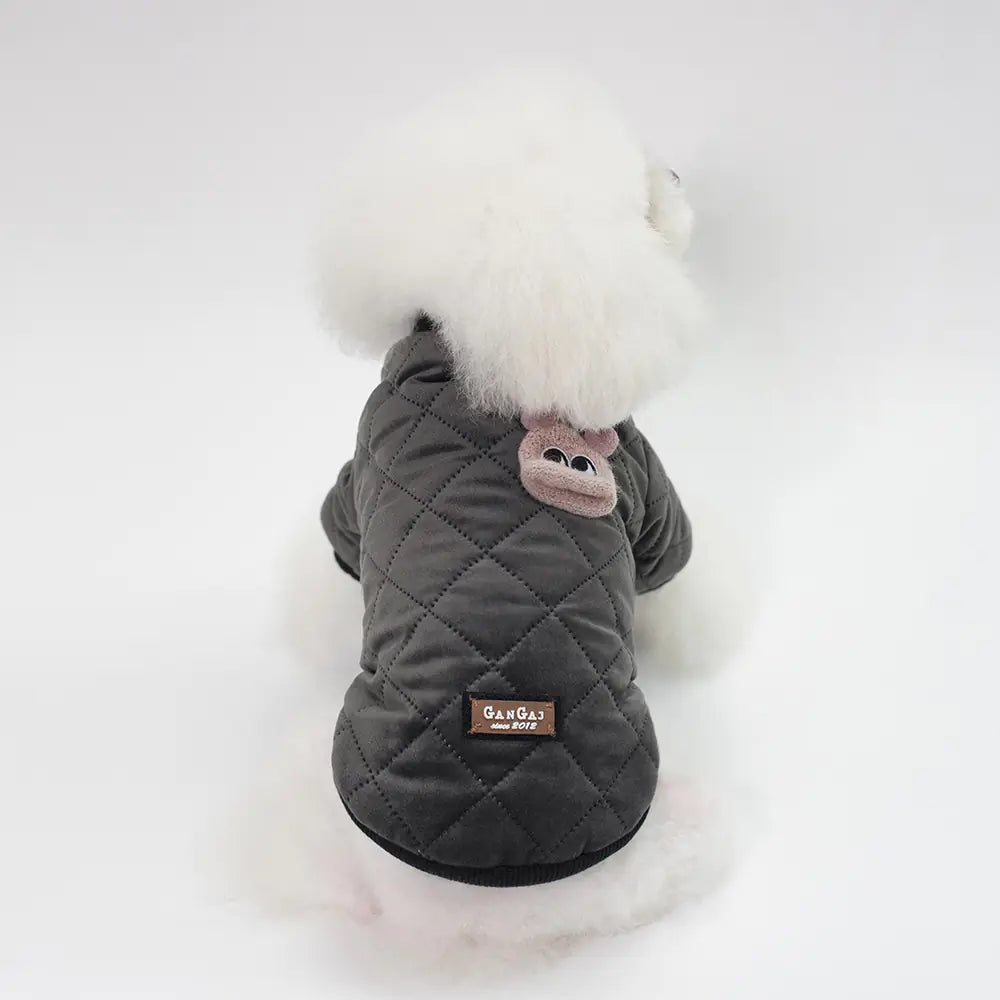 Plaid Jacket for Small Dogs - Autumn and Winter Wear | Cozy Dog Coat