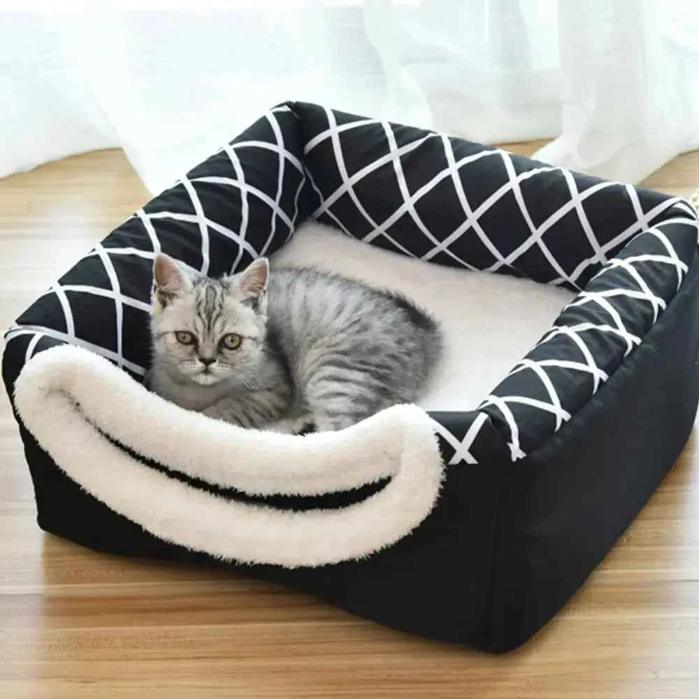 Dog and Cat Bed Villa - Dual Use Space Capsule for Ultimate Comfort