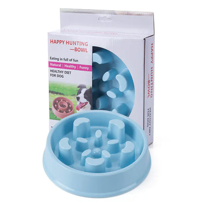 Pet Slow Feed Bowl for Dogs to Prevent Choking | Healthy Eating