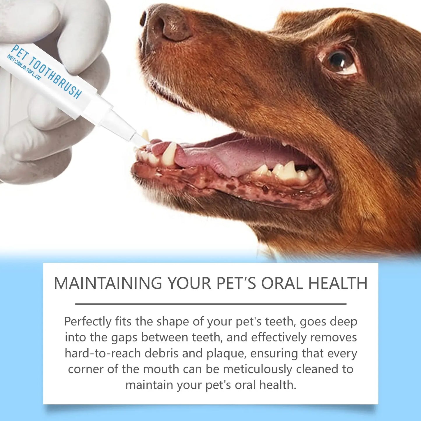 Pet Toothbrush Pen Fluffy Friends