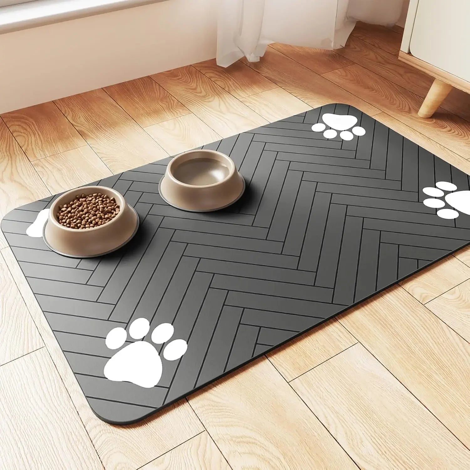 Absorbent Pet Feeding Mat | Waterproof Dog & Cat Placemat
