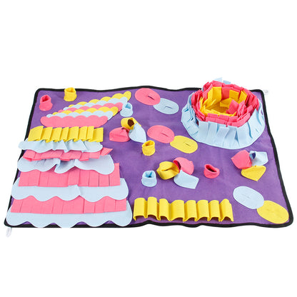 Dog Snuffle Mat for Pet Enrichment and Training