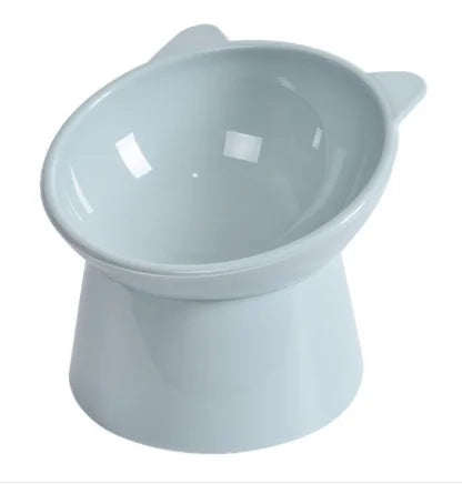 Pet feeding bowl Diagonal neck guard