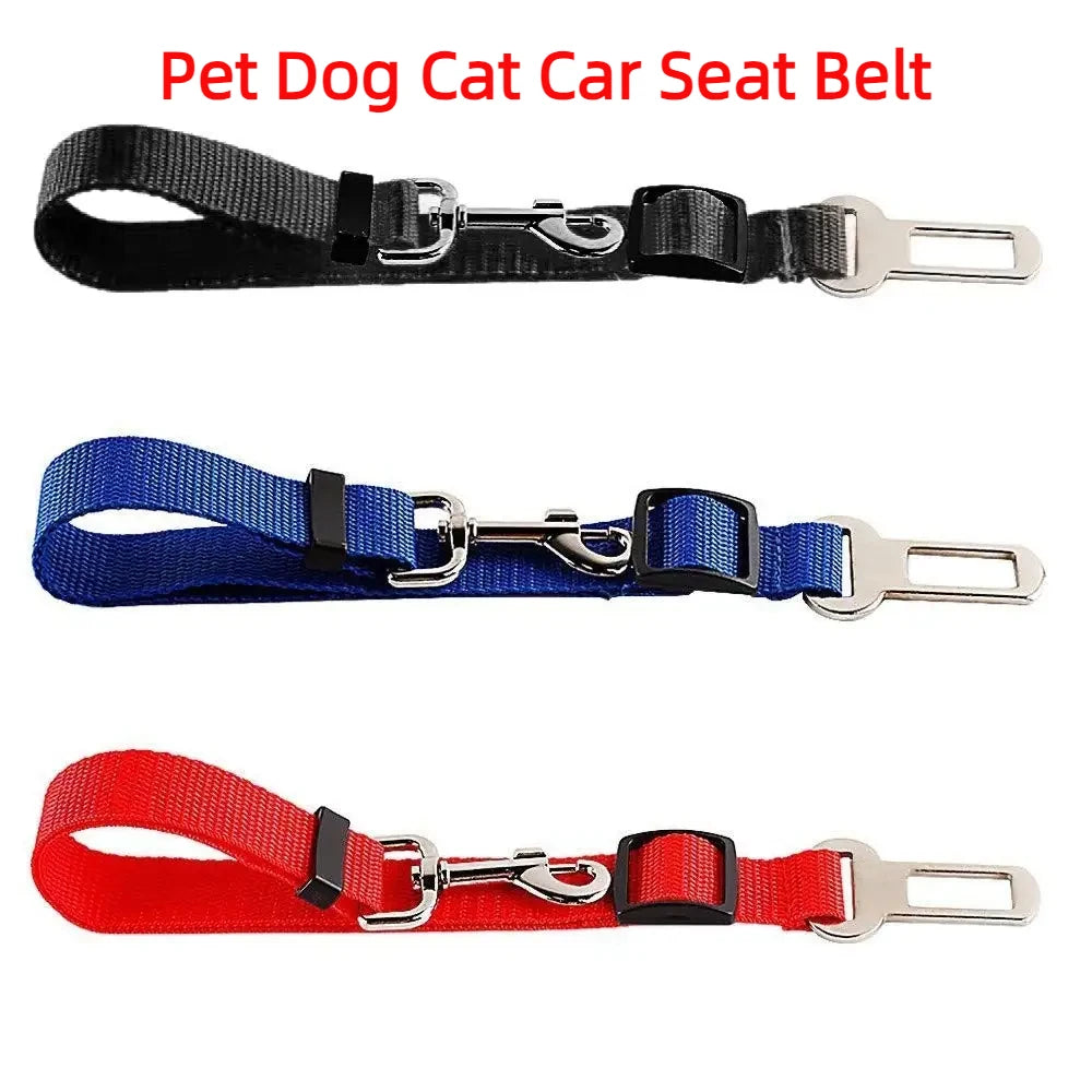 Pet Car Seat Belt & Harness | Safe Travel for Dogs & Cats