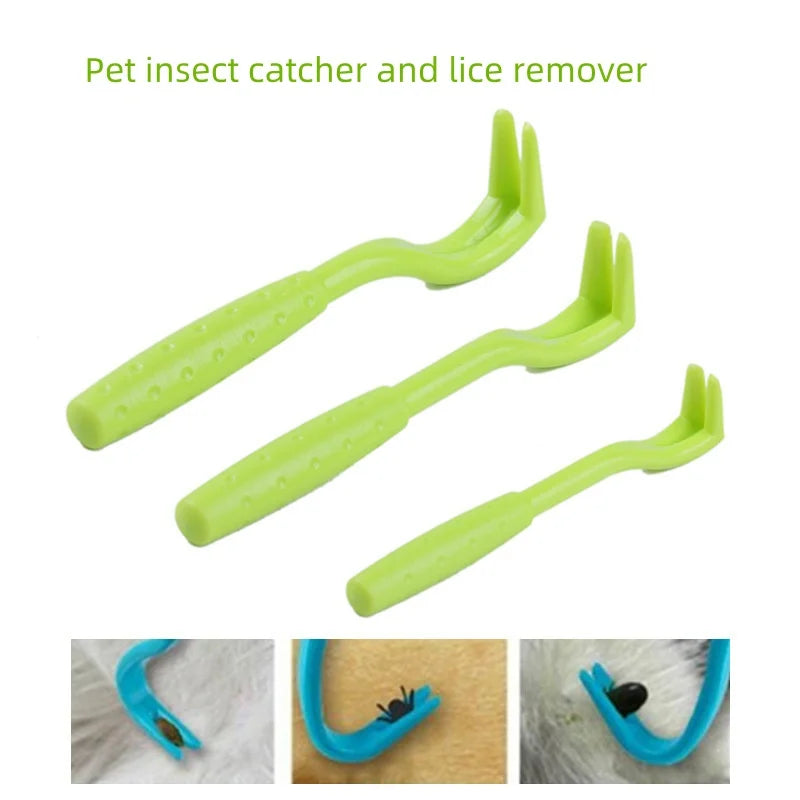 Flea and Tick Remover Tool for Pets | Safe Tweezer and Hook