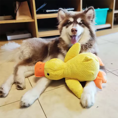 Stomping Duck Dog Toy | Bite Resistant Plush Toy for Teeth Cleaning and Play