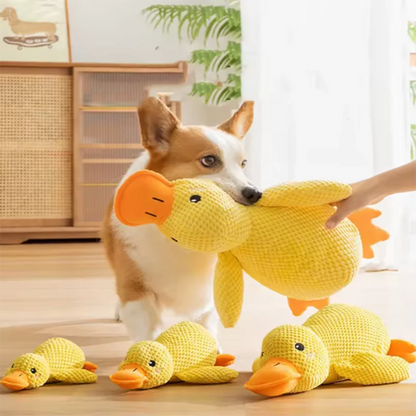 Stomping Duck Dog Toy | Bite Resistant Plush Toy for Teeth Cleaning and Play
