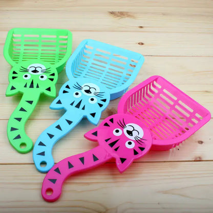 Cat-Shaped Pet Litter Scoop for Pet Supplies Fluffy Friends