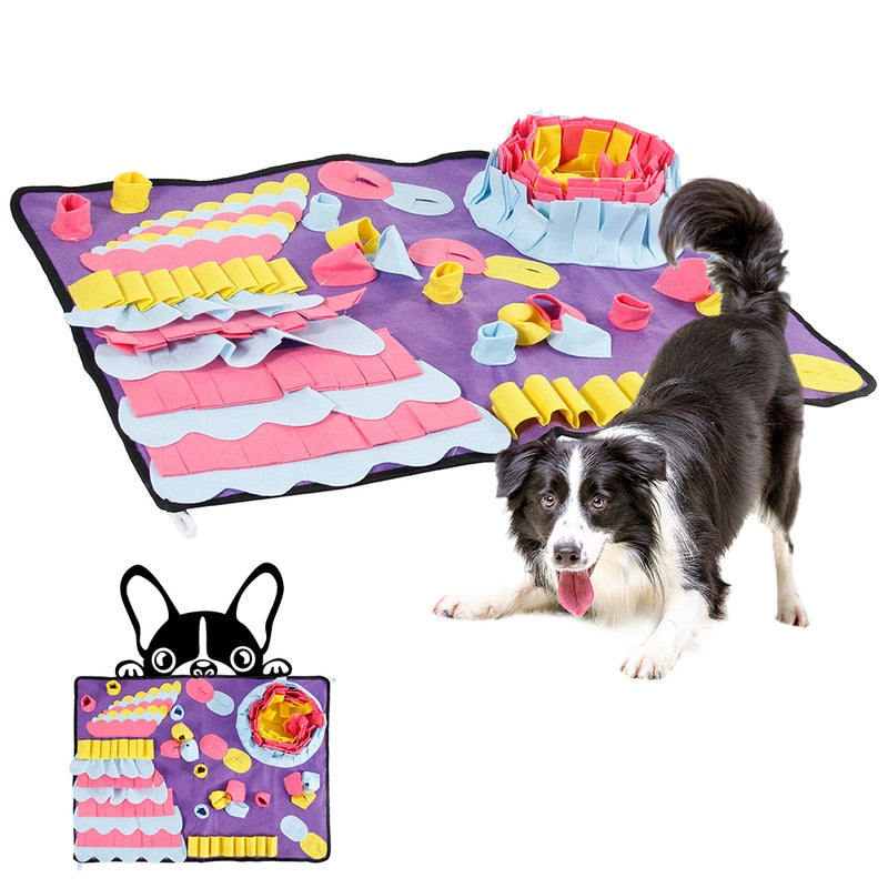 Dog Snuffle Mat for Pet Enrichment and Training