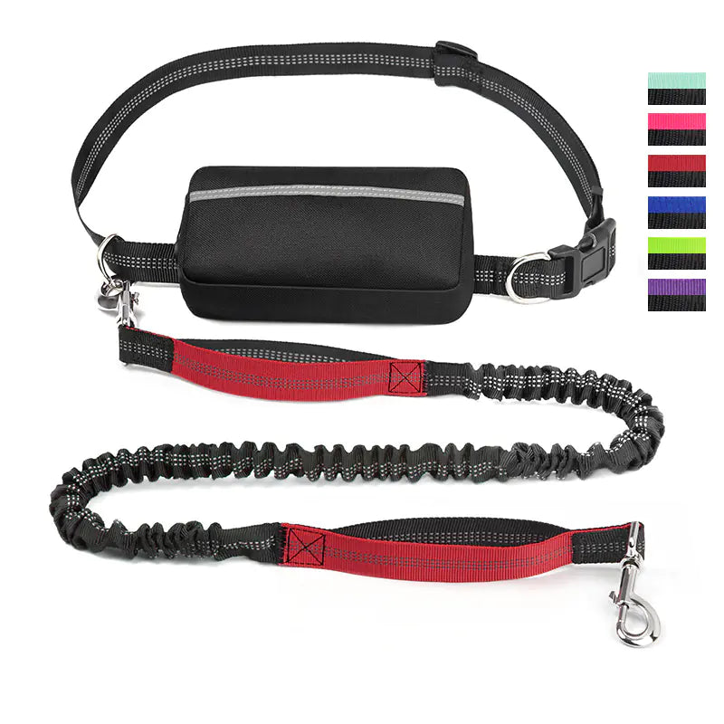 Cross-Border Amazon Pet Running Waist Bag with Leash