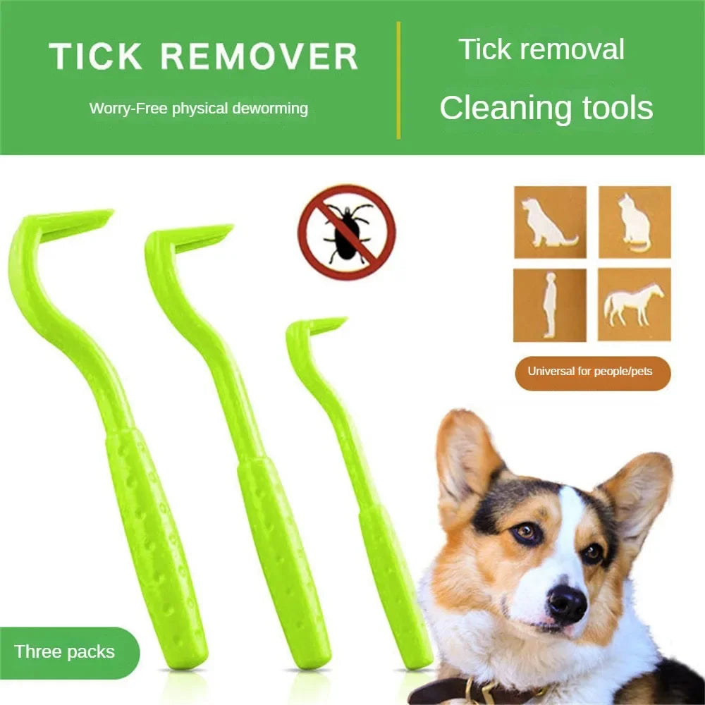 Flea and Tick Remover Tool for Pets | Safe Tweezer and Hook