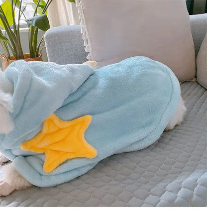Puppies Autumn Winter Clothes Pet Nightgown | Cozy Dog Pajamas