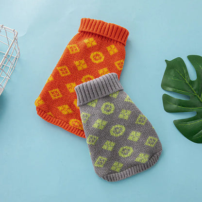 High-Neck Summer Sweater for Small to Medium Dogs