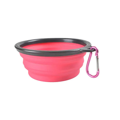 New Foldable Silicone Dog Pet Bowl | Portable Dog Dish