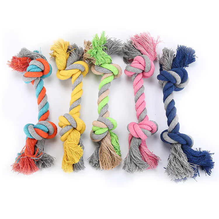Large Cotton Knot Rope Dog Toy for Training (28cm) | Durable Chew Toy