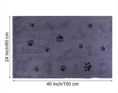 Microfiber Bath Towel Fluffy Friends