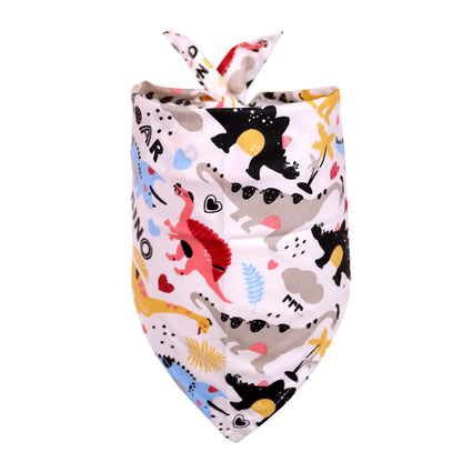 Cotton Triangle Scarf for Dogs (Pet Accessory) | Stylish Dog Wear