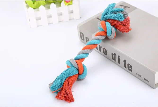 Large Cotton Knot Rope Dog Toy for Training (28cm) | Durable Chew Toy