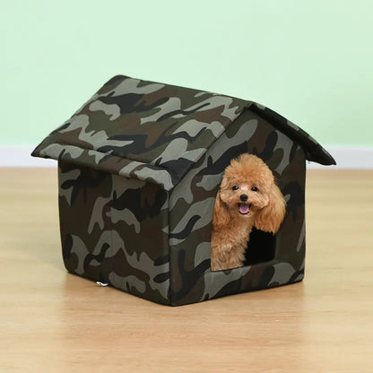 Waterproof Oxford Cloth Outdoor Cat and Dog Kennel | Durable Pet Shelter