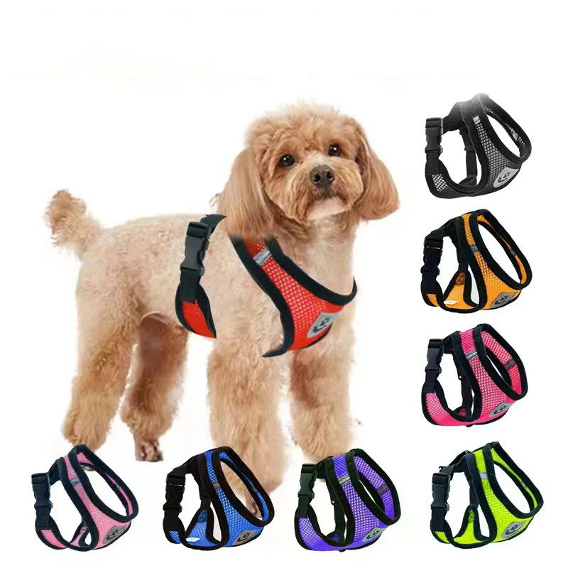 Adjustable Cat & Dog Harness | Vest Walking Leash Small/Medium