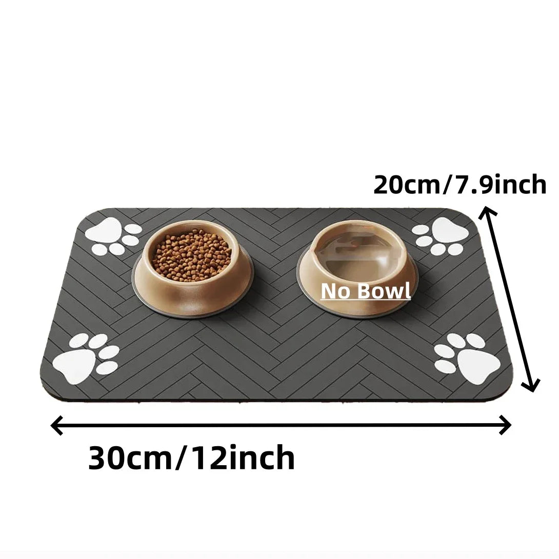 Absorbent Pet Feeding Mat | Waterproof Dog & Cat Placemat