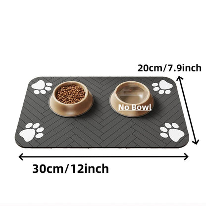 Absorbent Pet Feeding Mat | Waterproof Dog & Cat Placemat