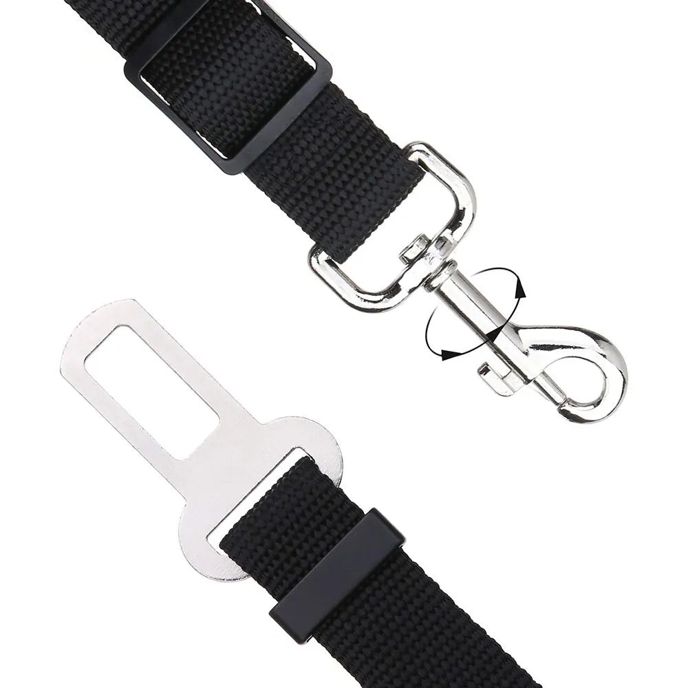 Pet Car Seat Belt & Harness | Safe Travel for Dogs & Cats