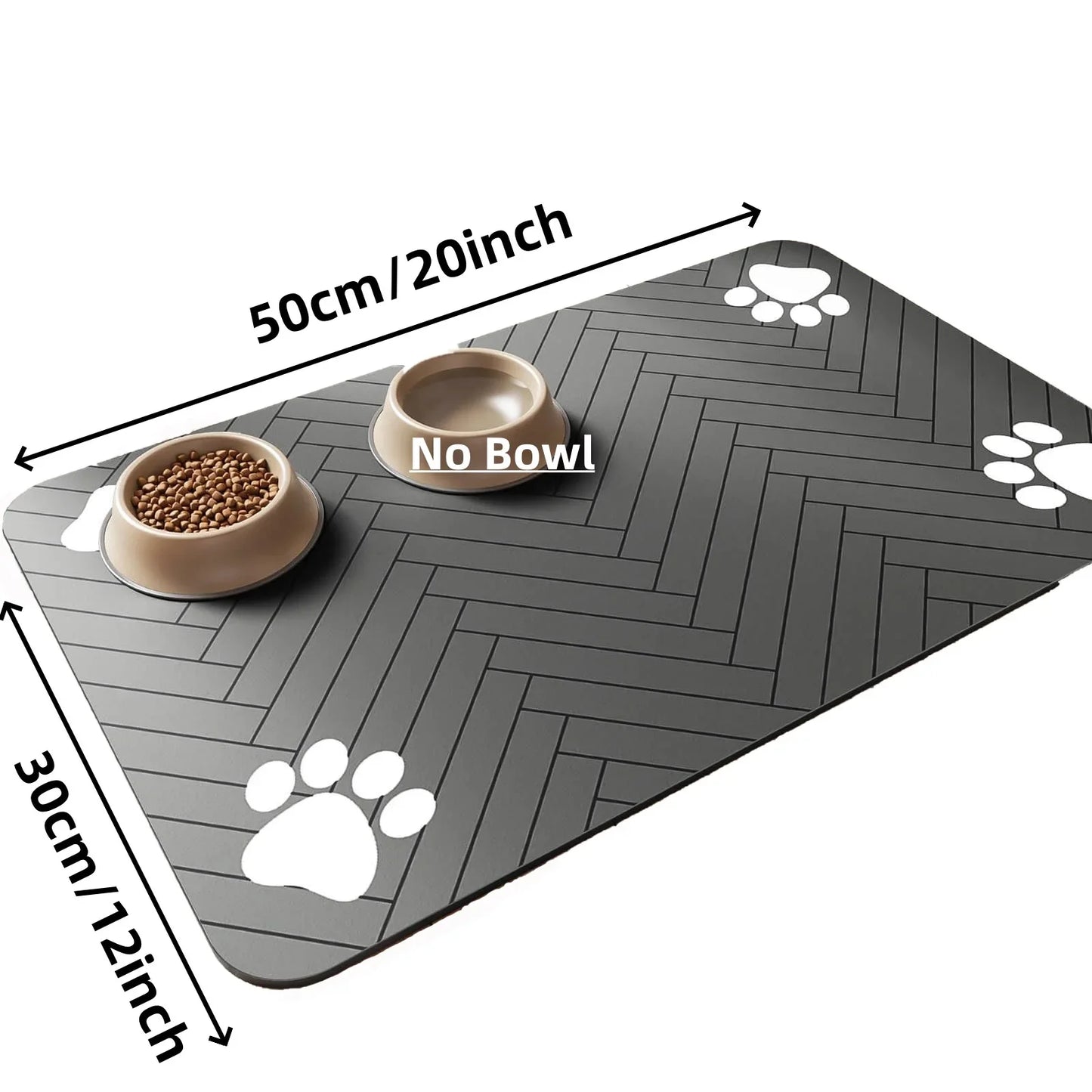 Absorbent Pet Feeding Mat | Waterproof Dog & Cat Placemat