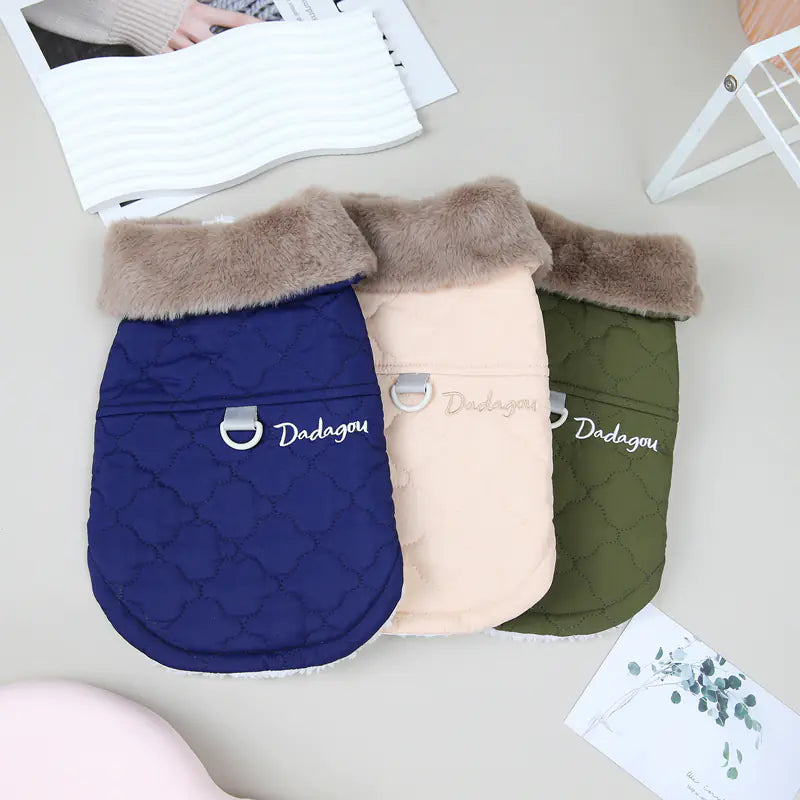 Cotton Coat Pet Vest for Small Dogs in Autumn/Winter