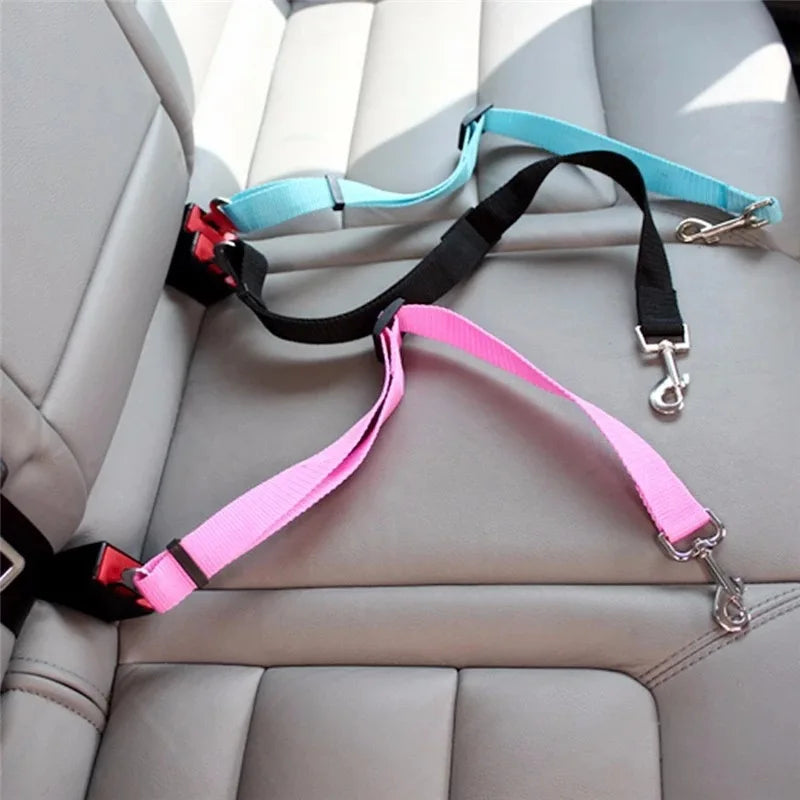 Adjustable Dog & Cat Car Seat Belt | Pet Safety Harness