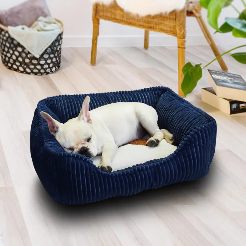Washable Square Winter Pet Bed for Deep Sleep | Cozy Comfort