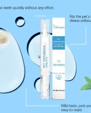 Pet Toothbrush Pen Fluffy Friends