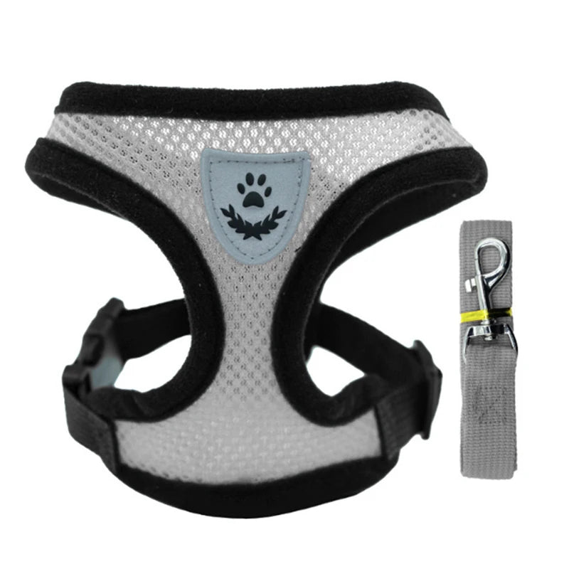 Adjustable Cat & Dog Harness | Vest Walking Leash Small/Medium