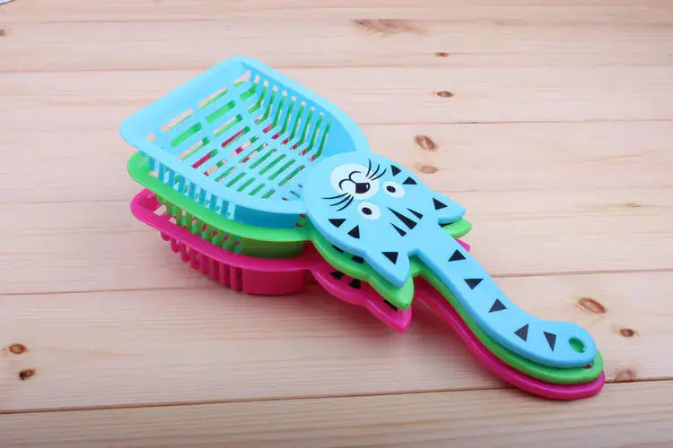 Cat-Shaped Pet Litter Scoop for Pet Supplies Fluffy Friends