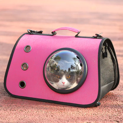 Foldable Cat Backpack with Breathable Mesh Design | Portable Pet Carrier