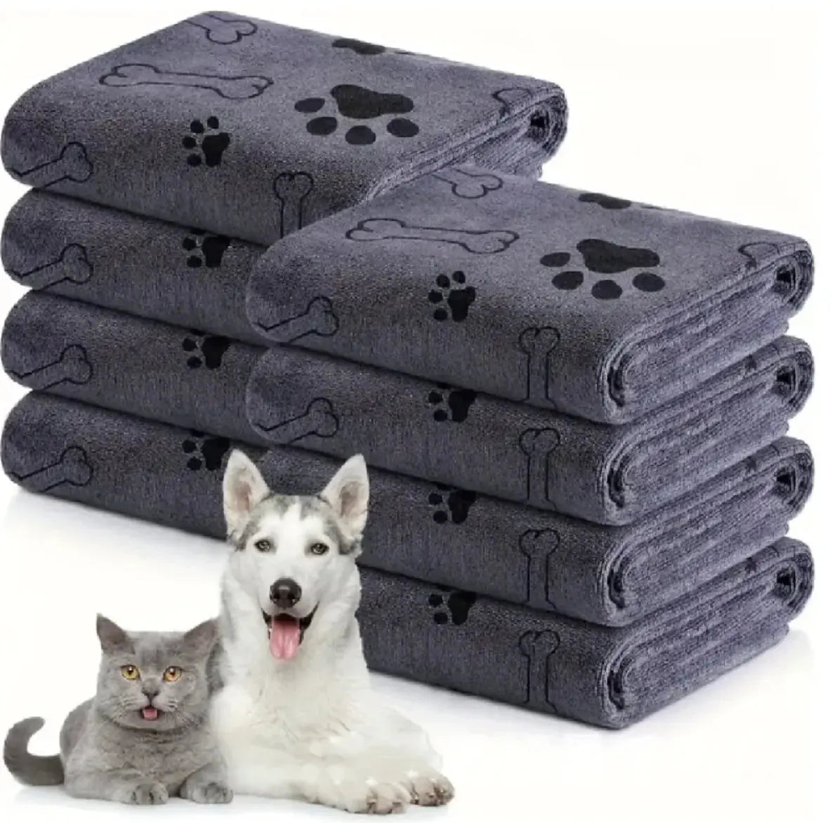 Microfiber Bath Towel Fluffy Friends