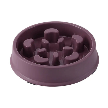 Petal-Shaped Slow Feed Dog Puzzle Bowl - Anti-Slip | Healthy Eating