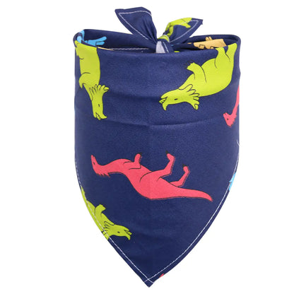 Cotton Triangle Scarf for Dogs (Pet Accessory) | Stylish Dog Wear