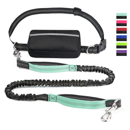 Cross-Border Amazon Pet Running Waist Bag with Leash