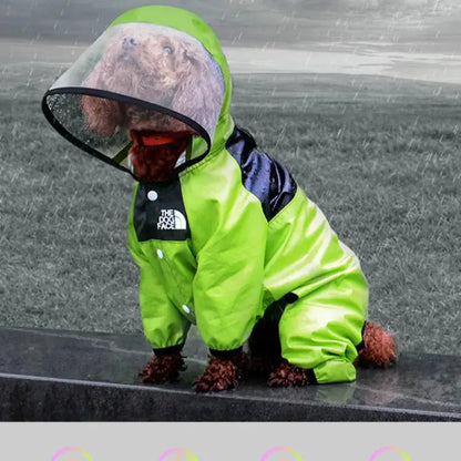 Dog Reflective Raincoat Fluffy Friends
